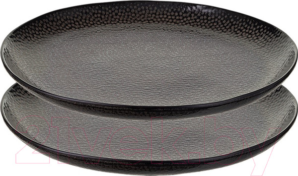 Изображение товара Набор тарелок Liberty Jones Dots / LT-LJ-DPLDT-CRB-26 (2шт, черный)