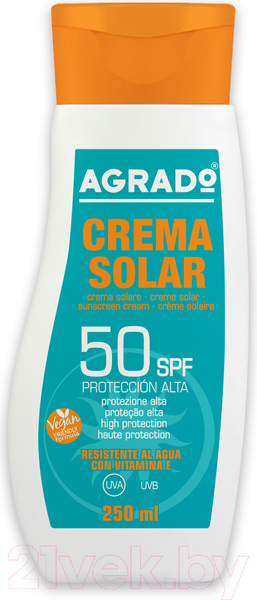 Изображение товара Крем солнцезащитный Agrado Sunscreen Cream SPF50 (250мл)