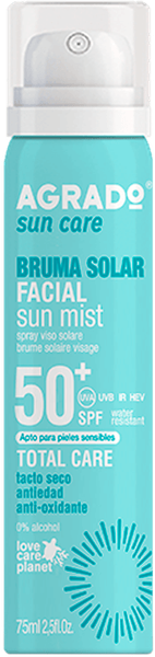 Изображение товара Спрей солнцезащитный Agrado Facial Sun Mist SPF 50+ (75мл)
