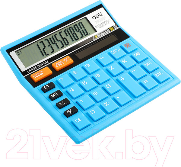 Изображение товара Калькулятор Deli Rio / 39231FBLUE (голубой)
