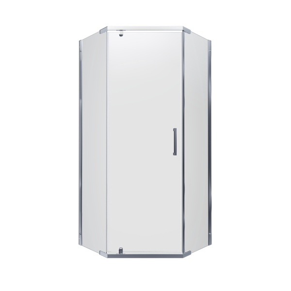 Изображение товара Душевой уголок Triton Дека 100x100 (хром, без поддона)