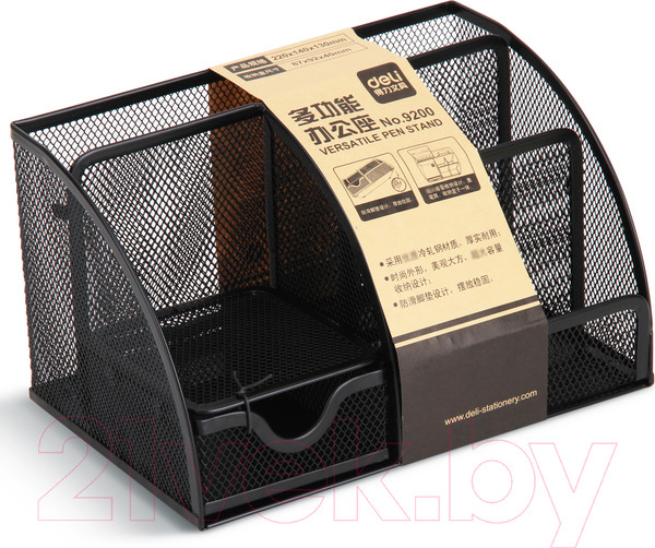 Изображение товара Органайзер настольный Deli 9200 (черный)
