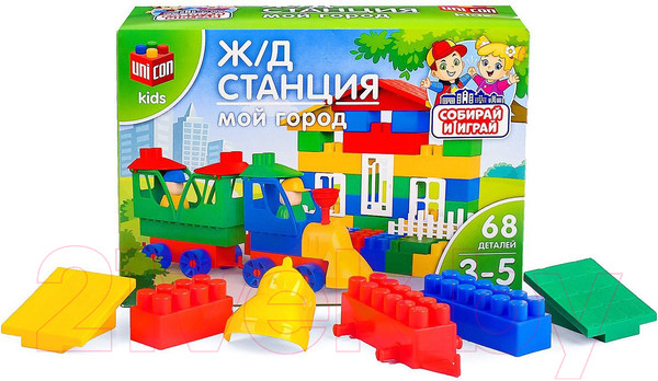 Изображение товара Конструктор Соломон Мой город: ЖД станция / 3142416
