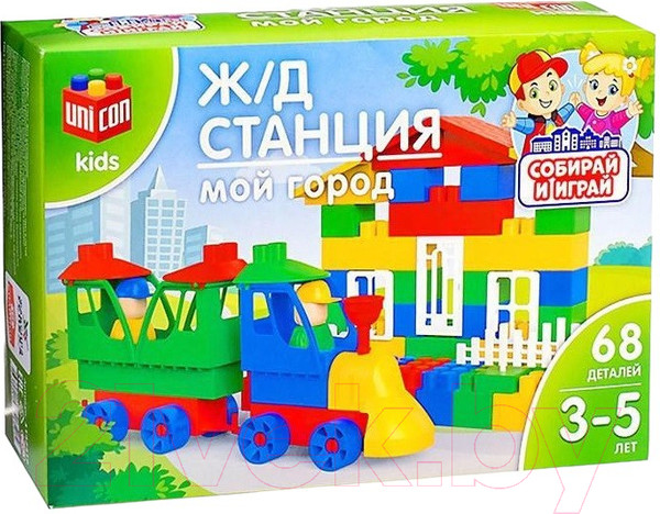 Изображение товара Конструктор Соломон Мой город: ЖД станция / 3142416