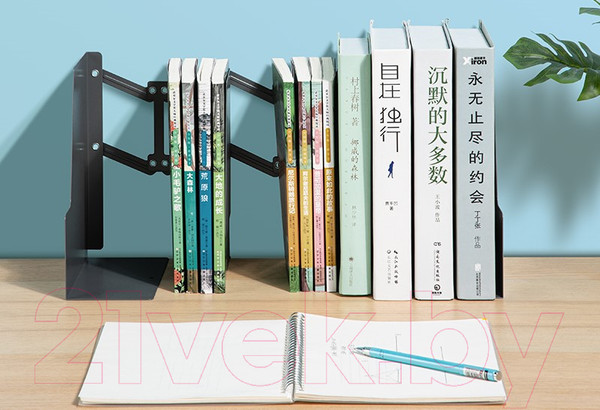 Изображение товара Подставка для книг Deli 78641 (серый)