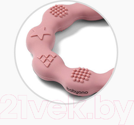 Изображение товара Прорезыватель для зубов BabyOno Силиконовый / 825/02