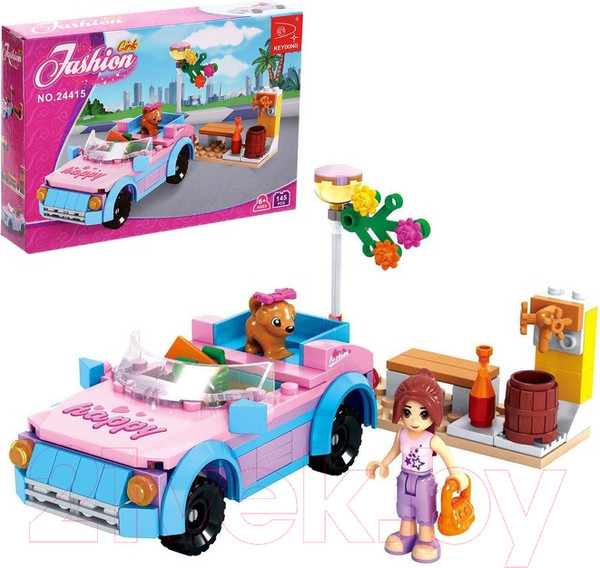 Изображение товара Конструктор Keyixing Автомобиль-кабриолет / 1283686