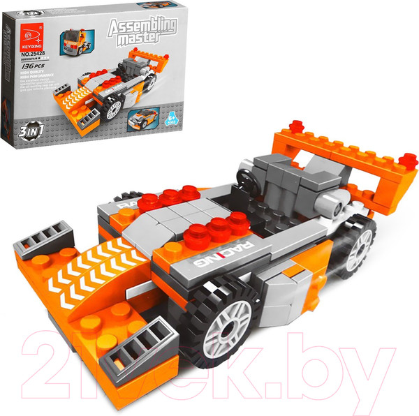 Изображение товара Конструктор Keyixing Спорткар 3 в 1 / 1552098