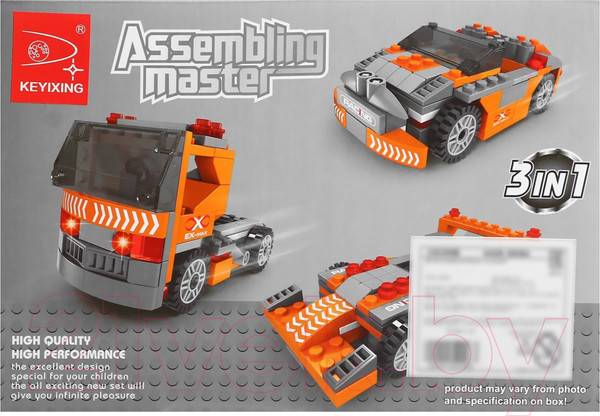 Изображение товара Конструктор Keyixing Спорткар 3 в 1 / 1552098