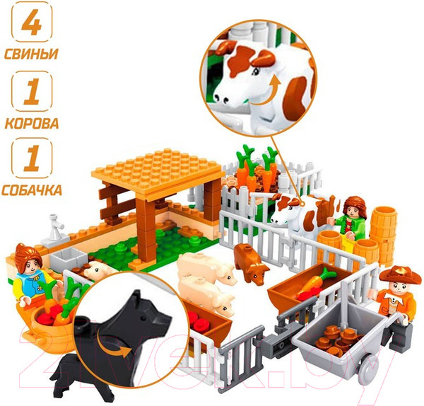 Изображение товара Конструктор Keyixing Мини-хозяйство / 134023