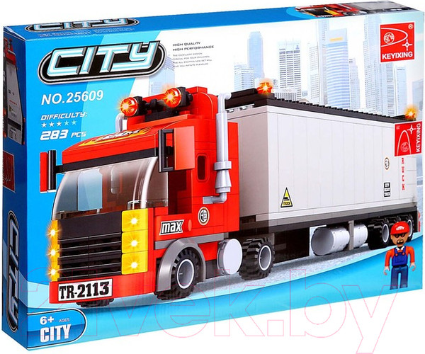 Изображение товара Конструктор Keyixing Трейлер / 884303