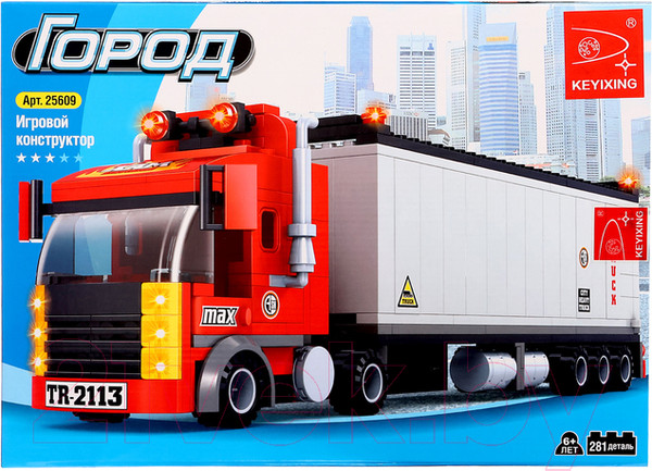 Изображение товара Конструктор Keyixing Трейлер / 884303