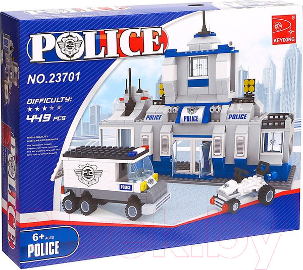 Изображение товара Конструктор Keyixing Полицейский участок / 576087