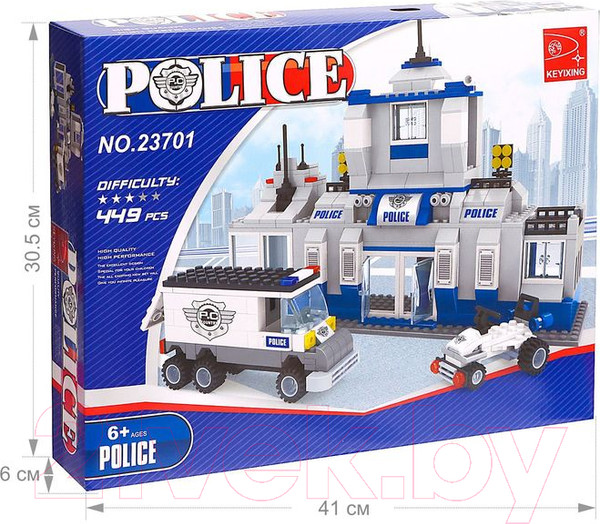 Изображение товара Конструктор Keyixing Полицейский участок / 576087