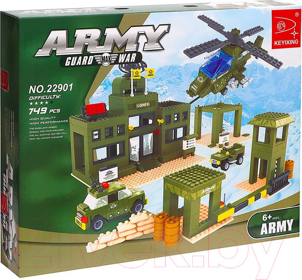 Изображение товара Конструктор Keyixing Военная база / 576080