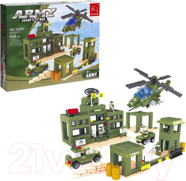 Изображение товара Конструктор Keyixing Военная база / 576080