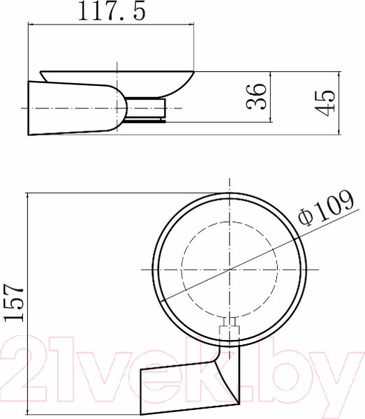 Изображение товара Мыльница Fashun A1802-8