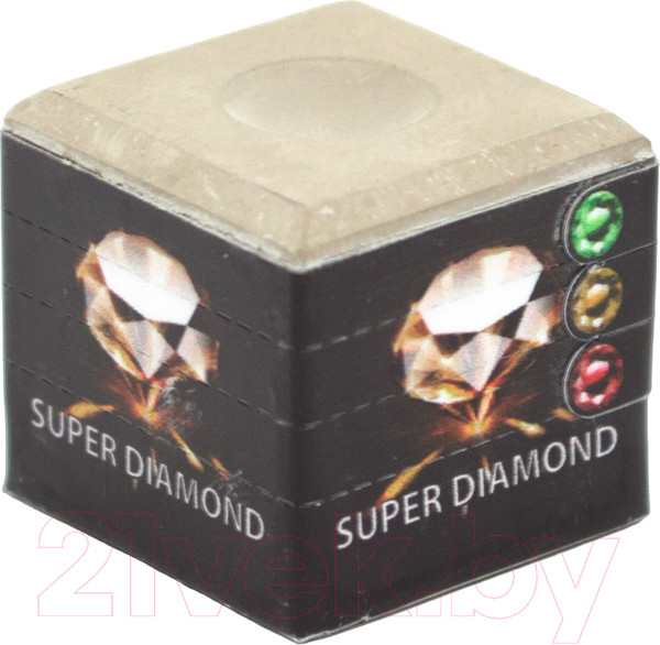 Изображение товара Мел для бильярда Super Diamond Diamond 45.002.01.0 (серый)