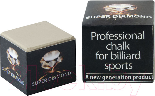 Изображение товара Мел для бильярда Super Diamond Diamond 45.002.01.0 (серый)