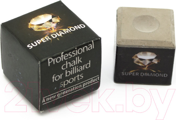 Изображение товара Мел для бильярда Super Diamond Diamond 45.002.01.0 (серый)