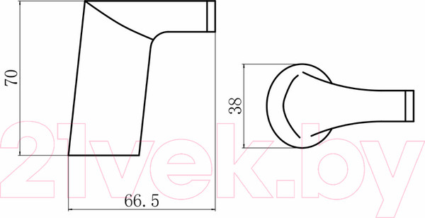 Изображение товара Крючок для ванной Fashun A1805-1-21