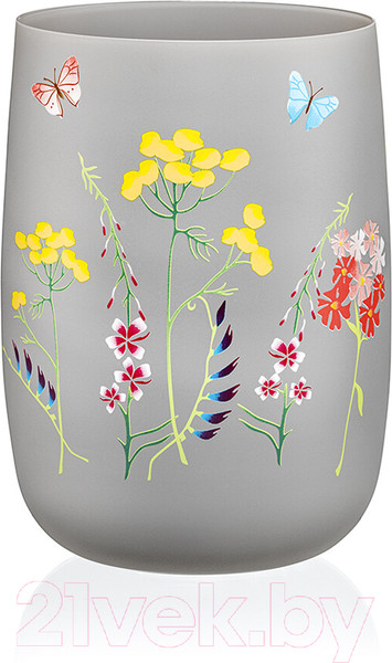 Изображение товара Ваза Bohemia Crystalex Herbal 82510/OB474/180 (серый)