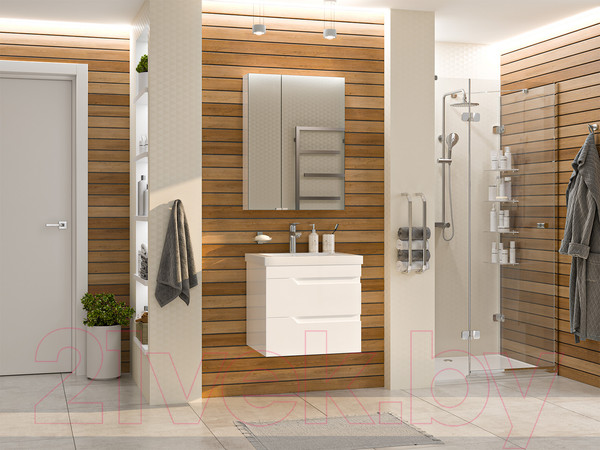 Изображение товара Тумба под умывальник Misty Софт 60 / П-Соф-01060-011П2Я