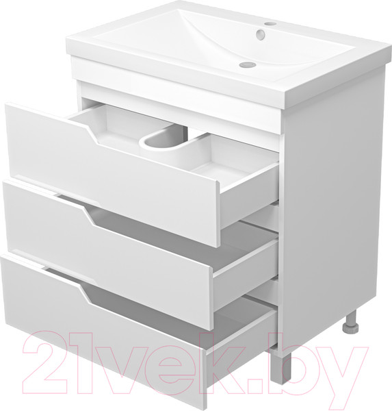 Изображение товара Тумба под умывальник Misty Софт 75 / П-Соф-01075-0113Я
