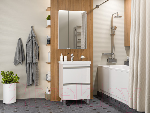 Изображение товара Тумба под умывальник Misty Ингрид 60 / П-Инг-01060-012Я