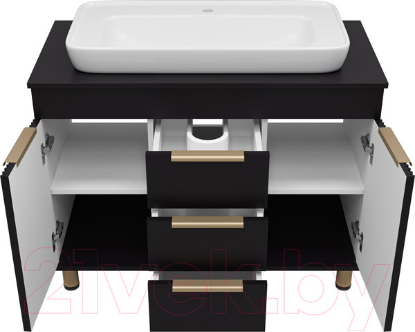 Изображение товара Тумба под умывальник Brevita Enfida 100 / ENF-06100-0243Я