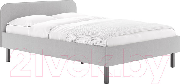 Изображение товара Двуспальная кровать Сонум Hanna с металлическим основанием 160x200 (багама льняной)