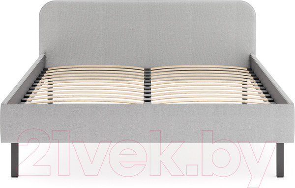 Изображение товара Двуспальная кровать Сонум Hanna с металлическим основанием 160x200 (багама льняной)