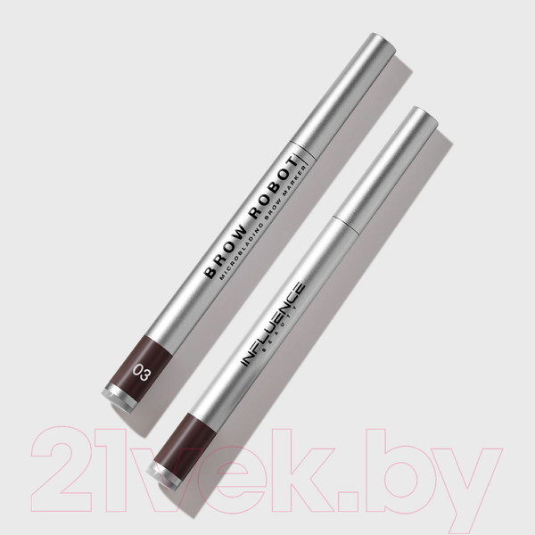 Изображение товара Фломастер для бровей Influence Beauty Brow Robot тон 03 (0.7мл)