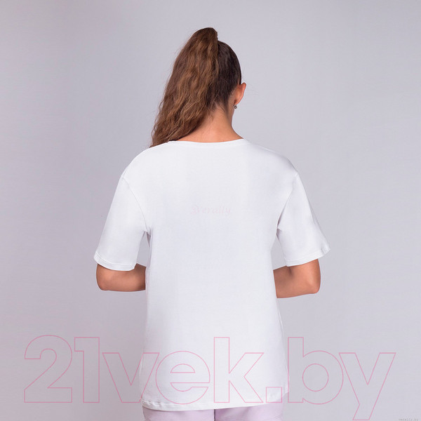 Изображение товара Футболка Verally 452-1 (р. 170,176-104-110, белый)
