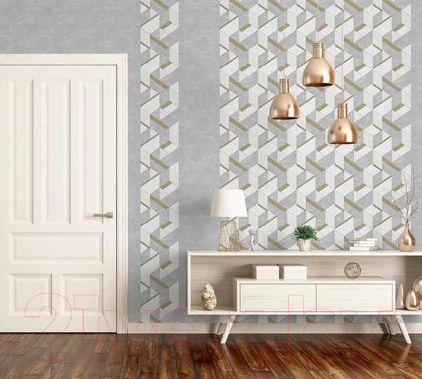 Изображение товара Панель ПВХ Декоруст Стандарт New Вулканический пепел-663 (2500x250x7мм)