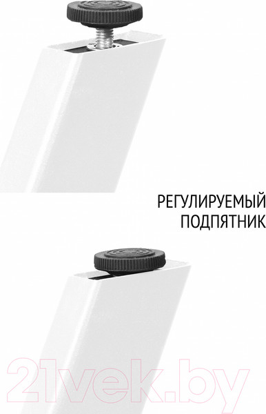 Изображение товара Подстолье Millwood Олесунн 30.3x56.3x72.2 / 49646_b_2 (металл белый)