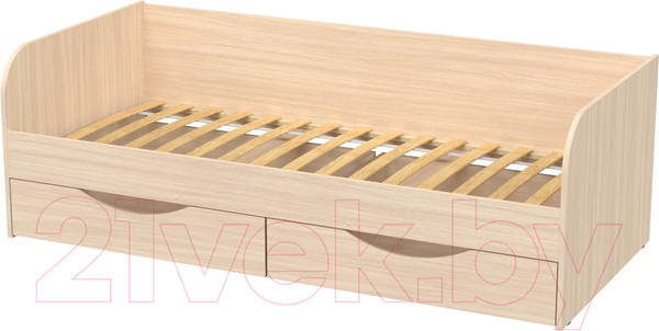 Изображение товара Кровать-тахта детская Seven Dreams Belden с ящиками sd-102 (дуб млечный)