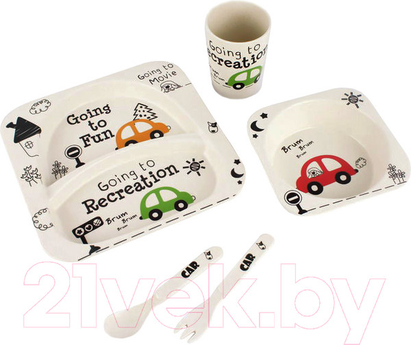 Изображение товара Набор посуды для кормления Darvish Авто / SR-H-1209