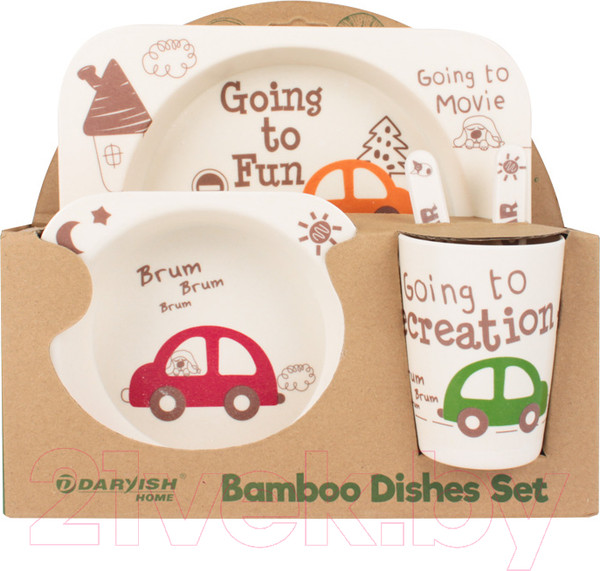 Изображение товара Набор посуды для кормления Darvish Авто / SR-H-1209