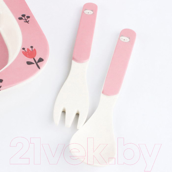 Изображение товара Набор посуды для кормления Darvish Котик / SR-H-1213