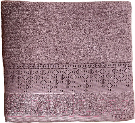 Изображение товара Набор полотенец Two Dolphins Kasmir 50x90/70x140 / 11820 (баклажан, в коробке)