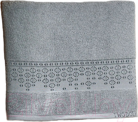 Изображение товара Набор полотенец Two Dolphins Kasmir 50x90/70x140 / 11820 (светло-серый, в коробке)