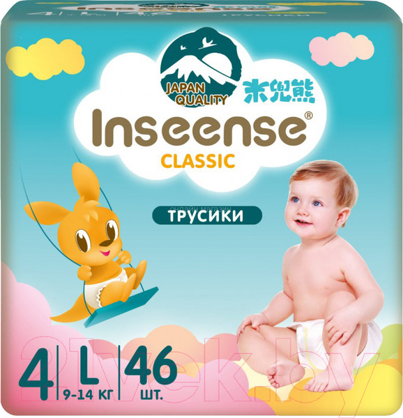 Изображение товара Подгузники-трусики детские Inseense Classic L 9-14 кг / InsCL46Blue (46шт)