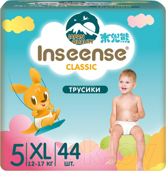 Изображение товара Подгузники-трусики детские Inseense Classic XL 12-17 кг / InsCXL44Blue (44шт)