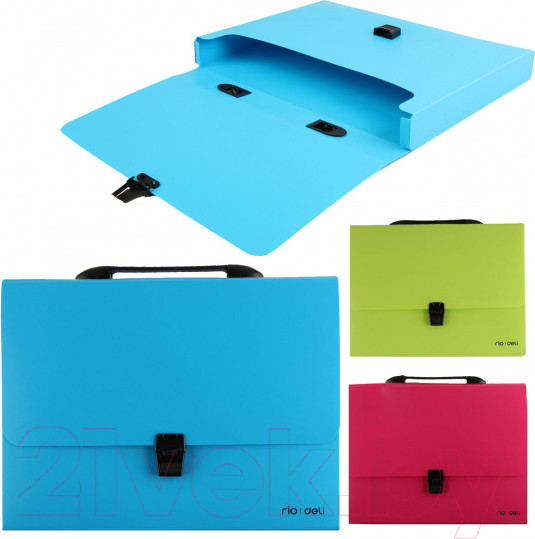 Изображение товара Папка-портфель Deli Rio / B50002 (голубой)