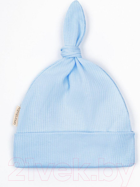 Изображение товара Шапочка для малышей Amarobaby Fashion Gnome / AB-OD22-NE16FG/19-40 (голубой)
