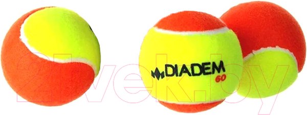 Изображение товара Набор теннисных мячей Diadem Stage 2 Orange / BALL-CASE-ORANGE (3шт)