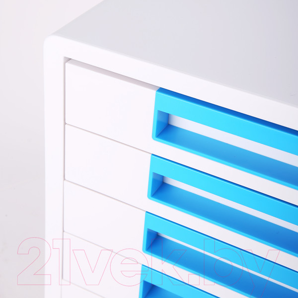 Изображение товара Лоток для бумаг Deli Rio / Z01033 (белый/голубой)