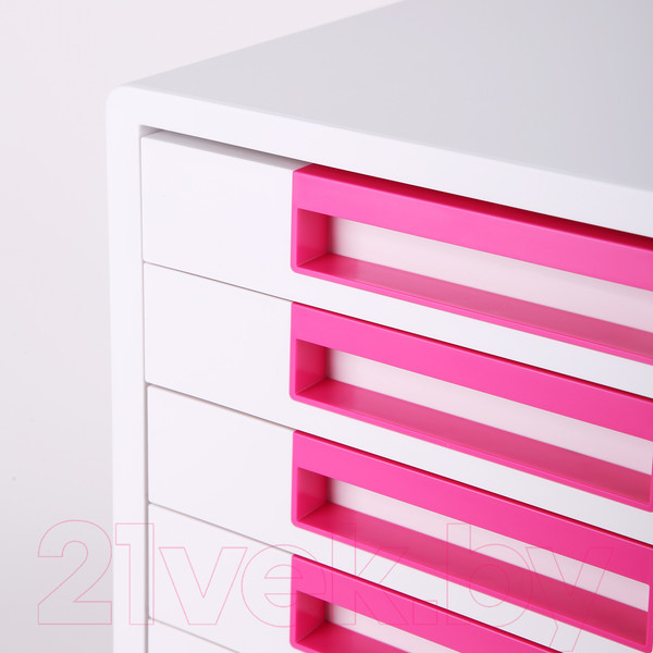 Изображение товара Лоток для бумаг Deli Rio / Z01043 (белый/розовый)