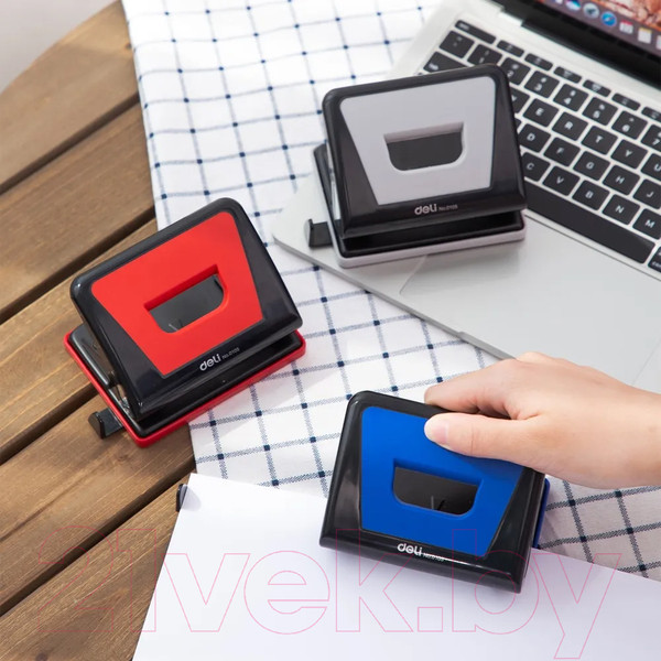 Изображение товара Дырокол Deli 0105 (синий)